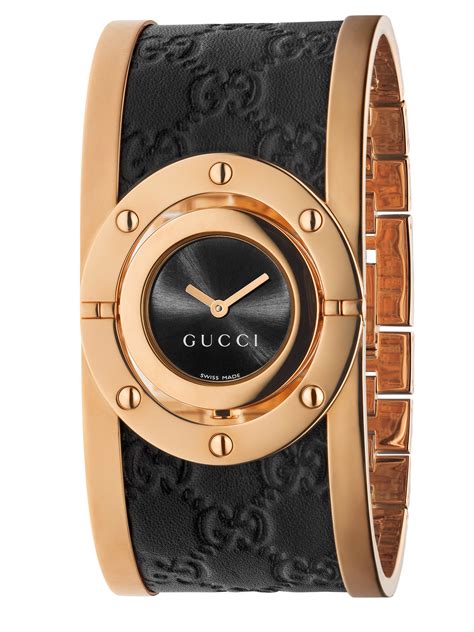 gold gucci bracelet watch|gucci rose gold watch ladies.